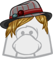 Chapéu Fedora Cinza Listrado