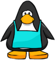 O item visto em um Cartão de pinguim.