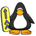 O item visto em um Cartão de Pinguim.