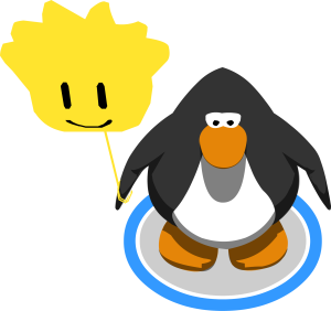 Balão de Puffle Dourado no jogo.png