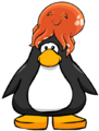 O item visto em um cartão de pinguim. ‎