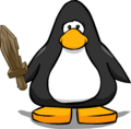 O item visto em um Cartão de Pinguim.